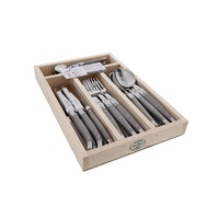 Jean Dubost Laguiole Maison - 24pc Cutlery Set Grey