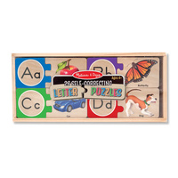 Melissa & Doug Skill Builder - Self-Correcting Alphabet Puzzle Cards