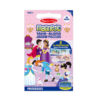 Melissa & Doug Magnetic Take Along Jigsaw Puzzles - Princesses