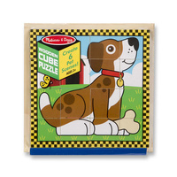 Melissa & Doug Cube Puzzle - Pets 16pc