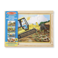 Melissa & Doug Jigsaw Puzzles in a Box - Construction