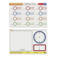 Melissa & Doug Learning Mat - Telling Time