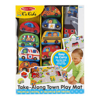 Melissa & Doug K' Kids - Take-Along Town Play Mat