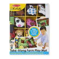 Melissa & Doug K' Kids - Take-Along Farm Play Mat