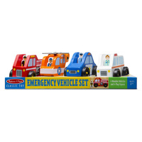 Melissa & Doug Classic Toys - Emergency Vehicle Set