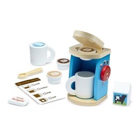 Melissa & Doug Kitchen Play - Wooden Brew & Serve Coffee Set