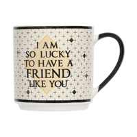 Monogram Mug by Splosh - I Am So Lucky To Have A Friend Like You