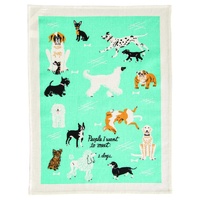 Blue Q Tea Towel - People I Want To Meet: 1. Dogs