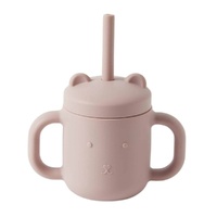 Pilbeam Nordic Kids - Henny Silicone Sippy Cup with Straw - Musk