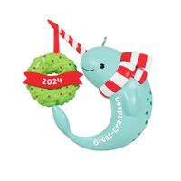 2024 Hallmark Keepsake Ornament - Great-Grandson Narwhal