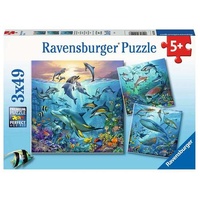 Ravensburger Puzzle 3 x 49pc - Ocean Life 