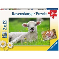 Ravensburger Puzzle 2x12pc - Farm Animals