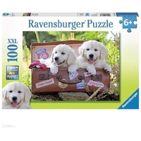 Ravensburger Puzzle 100pc XXL - Travelling Puppies