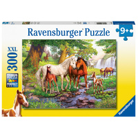 Ravensburger Puzzle 300pc XXL - Horses by the Stream