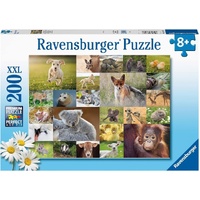 Ravensburger Puzzle 200pc - Cute Animal Babies