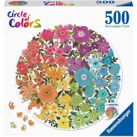 Ravensburger Puzzle 500pc - Circle of Colours Flowers