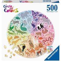 Ravensburger Puzzle 500pc - Circle of Colours Animals