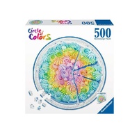 Ravensburger Puzzle 500pc - Circle of Colours Rainbow Cake