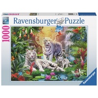 Ravensburger Puzzle 1000pc - White Tiger Family