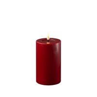 Deluxe Homeart Flameless Candle - Bordeaux 7.5 x 12.5cm