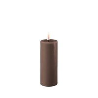 Deluxe Homeart Flameless Candle - Mocca 5 x 12.5cm