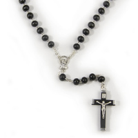 Rosary Beads Wooden 8mm - Black