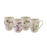 Bundanoon Coupe Mug - Botanical (Set of 4)