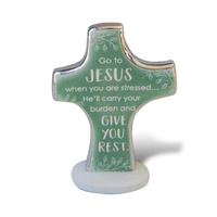 Bedtime Prayer Cross - Jesus Give You Rest