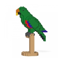 Jekca Animals - Eclectus Green 22cm