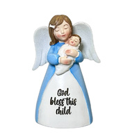 Little Blessings Angel - God Bless This Child Baby Boy Blue