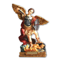 St Michael - 20cm Resin Statue