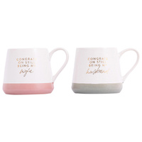 Splosh Wedding & Anniversary - Congrats Mug Set