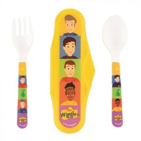 The Wiggles Fruit Salad 2pc Travel Cutlery Set