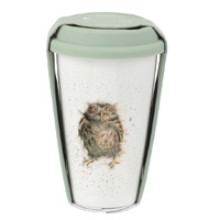 Royal Worcester Wrendale Travel Mug - What a Hoot