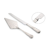 Whitehill Servers - Nickel Plated Kings Cake Knife & Server Set