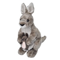 Wild Republic Cuddlekins - Kangaroo With Joey 12"