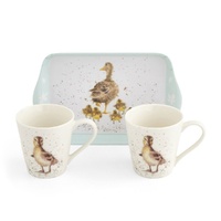 Pimpernel Wrendale Designs Mug & Tray Set - 'Lovely Mum' Duck